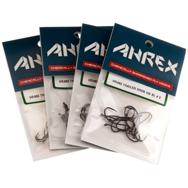 Ahrex Hr483 Trailer Hook Barbless Hr #2 Fly Tying Hooks